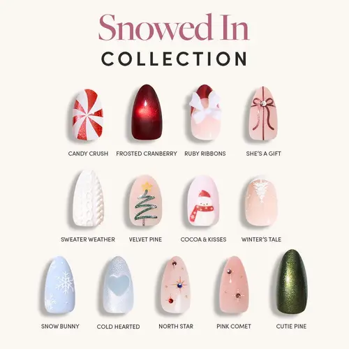 Glamnetic Snowed In Press-On Nail Collection
