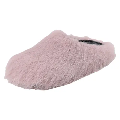 Women's Chunky Fuffy Fashion Slippers - Cotton Footwear, Plush Round Toe Ankle Booties, Casual Slip-On Indoor Shoes, Soft Non-Slip Sole, Reminder to Verify Size, Slippers For Women