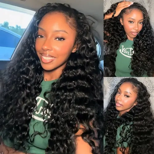Recool Hair Beach Curly Half Wig V Part Wig Summer Vacation Style Human Hair Wig 180 250 High Density Real Scalp Minimal Leave Out Natural Blends Beginner Friendly #summervibes #TikTokShopBackToSchool #DealsForYouDays