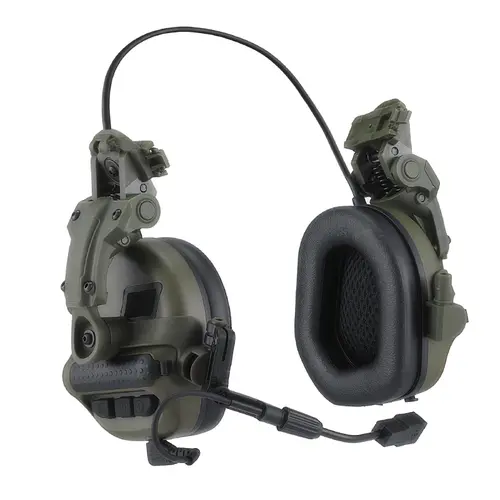 ARM NEXT F30 Unisex Tactical Helmet Headset - Helmet-Ready Fit Tactical Use Accessory with Active Noise Reduction, Sound Pickup Port, Active Environment Adaptation, Versatile Design, Battery Compartment, On/Off Keys, Enhances Auditory Clarity for Hunting,