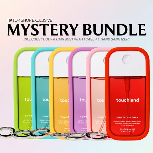 Touchland Pick Your Mood Mist Bundle, Hand Sanitizer + Body & Hair Fragrance with Carry Case