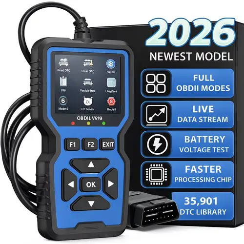 OBD2 Automotive Scan Tool - Plug-in Fault Code Reader - Real-Time Data Streaming, No Battery Required - Compatible with All OBDII Protocol Vehicles from 1996 and Later