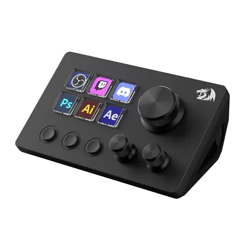 Redragon SS551 Stream Station - All-in-One Macro Pad, LCD Keys & Dials, Stream Station for Content Creators, Streaming, Gaming - PC & Mac Compatible,back to school,back to school haul