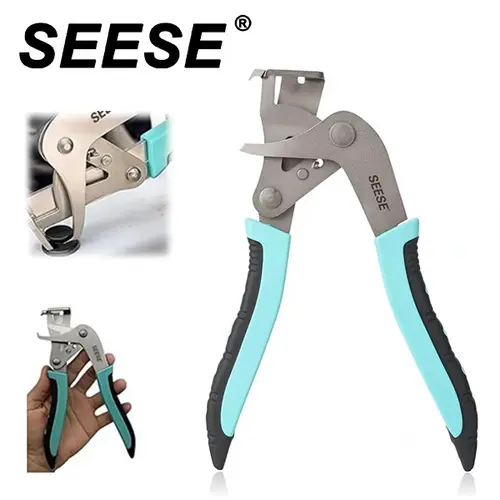 SEESE Car Efficient Multi-functional Clip Removal Pliers- Heavy-Duty Metal Quick-Release Tool,Easy to Without Damage Remove Fasteners Clips Buckles,Car Repair Stuff