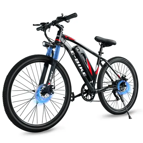 Unisex Q5 1000W Electric Mountain Bike for Adults - 26" Puncture Resistant Tires, 25MPH Top Speed, 40-Mile Range, 7-Speed Gears, Removable 432Wh Battery, Front Suspension for Commuting & Outdoor Rides, UL Certified