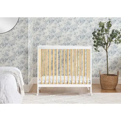 Mia Portable Folding Mini Crib with 1.5-Inch Mattress