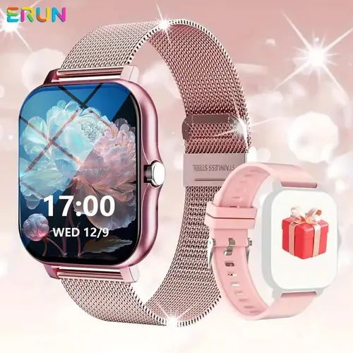 Multifunctional Smart Watch, Durable Fashion Digital Watch with 2 Watch Bands, Sports Watch with Multi-Sport Modes, Smartwatch with Calls and Phone Call Function for Women & Men