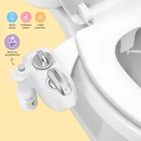 WHIFT 320 Slide-In Warm Water Bidet Attachment for Toilet - Bidet Sprayer with Rear/Feminine Wash Modes, Built-In Deodorizer, Self-Cleaning Nozzles, Warm Spray (Gentle on Skin), EZ-Lift Clean, First Bottle Included for Easy Start, Fresh Spray Wash