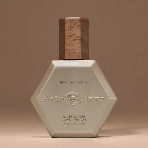 Blake Brown Beauty All-In-Wonder Leave-In Conditioner | Detangler, Heat Protectant & Anti-Frizz Hair Treatment | Bergamot Woods