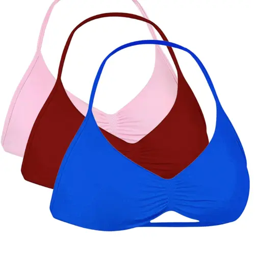 Impact Strappy Stretch Sports Bra for Women, Adjustable Backless Design, Perfect for Yoga & Fitness, Comfortable Workout Wear, Yoga Workout Activewear, Workout Clothes Women, Strappy Sports Bras, Exercise Bra