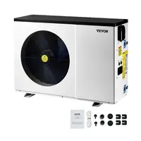【Summerfinds】VEVOR Durable Electric Pool Heat Pump, 51200 BTU, AC208-230V 60Hz, Rapid Heating Performance, Energy Efficient, Low Noise, Heating & Cooling for 7926-15851 GAL Above-Ground & In-Ground Pools
