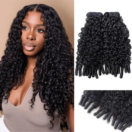 OQ HAIR Burmese Curly Hair 3 4 Bundles 100% Virgin Human Hair Extensions 3 4 Bundles Sew in Hair Weaving #DealsForYouDays
