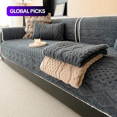 Non-Slip Sofa Couch Covers, Slipcover for Sofa, Washable Couch Covers, Cushion Cover, Dustproof Seat Pad, Ideal for Living Room Decor, Hotel and Dormitory Room Decoration, Durable and Practical