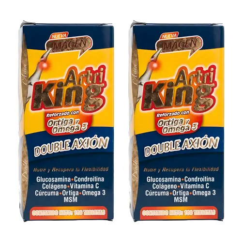 Artriking Omega 3 - 100caps DOUBLE AXION | Colageno Vitamina C Cúrcuma Omega