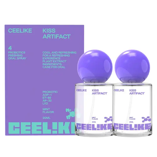 BOGO! CEELIKE Antibacterial Oral Spray - 20ml Cool Mint Flavor, Portable Sugar-Free, Long-Lasting Fresh Breath, Prevents Bad Breath, Oral Care Essential