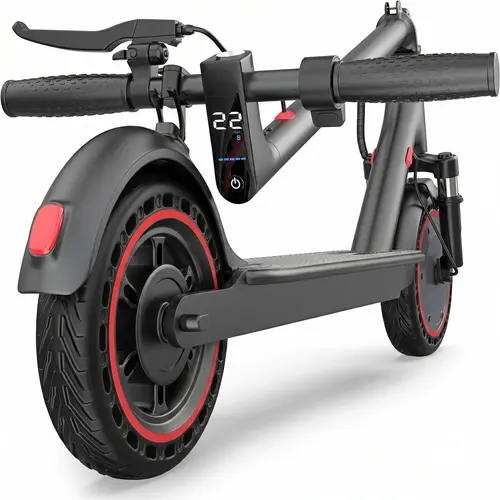Smart  Powerful Foldable  Electric Scooter for Adults & Teens, 19-25-28 MPH Max Speed, 25/35 Mi Range, Cruise Control, Dual Braking, Brushless Motor, App-Connected Battery System, Portable Outdoor Sports Equipment