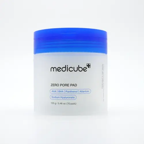 Medicube Zero Pore Pad 2.0 70 Pads - Exfoliating Toning Clarifying Skincare for Oily Combination Acne-Prone Skin, Cleansing, Tea Tree