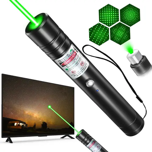 [Already have 10K favorites]Rechargeable Green Laser Pointer/ Line Light Flashlight Long Distance Range for TV/LED/LCD Screens  Flashlights Presentation, Laser Pointer Cat Toy，Office / Outdoors / Astronomic / Construction #SummerVibes #petlovers