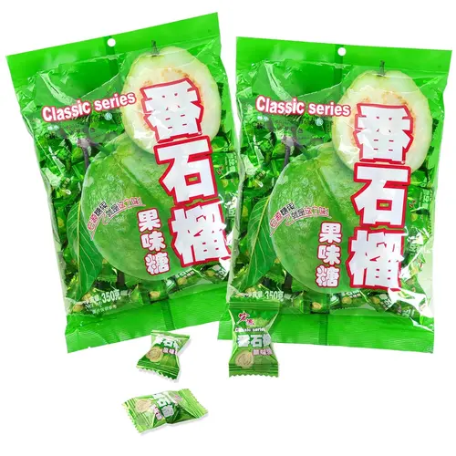 Fusion Select Hongyuan Guava Candy, 12.3 oz (Pack of 2) Asian Fruit Hard Candy, Sweet & Tangy Tropical Flavor, Individually Wrapped for Sharing & Snacking