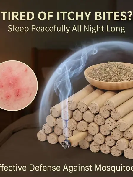 10/20/30/50-Pack Organic Mugwort Aromatherapy Sticks for Home Fragrance, Natural Herbal Incense, Indoor Aroma