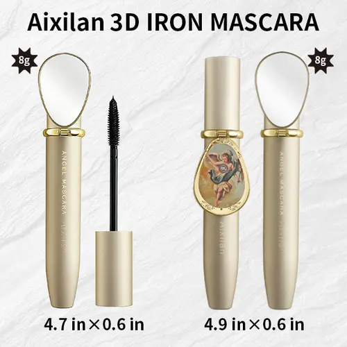 AX AIXILAN Waterproof Mascara - 24-Hour Volumizing & Lengthening Formula for Lifted, Defined Lashes, No-Smudge Beauty Cosmetic, Beauty Products, Voluminous Mascara, Dramatic Lashes, Lengthening Mascara Recommended Mascara Lip And Mascara
