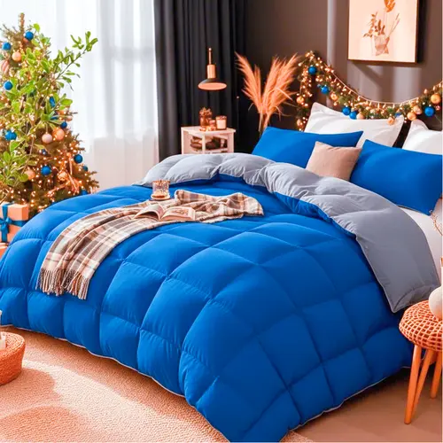Cosybay 7pcs Comforter Set Full/Queen/King- Comfortable All Season Comforter Set King size,Comforter, Pillow cases, Sheets, 350G Ultra-Soft Stitch Quilt Hotel Quality Machine Washable Comforter, Christmas gift #halloweenfinds #tiktokshopbacktoschool
