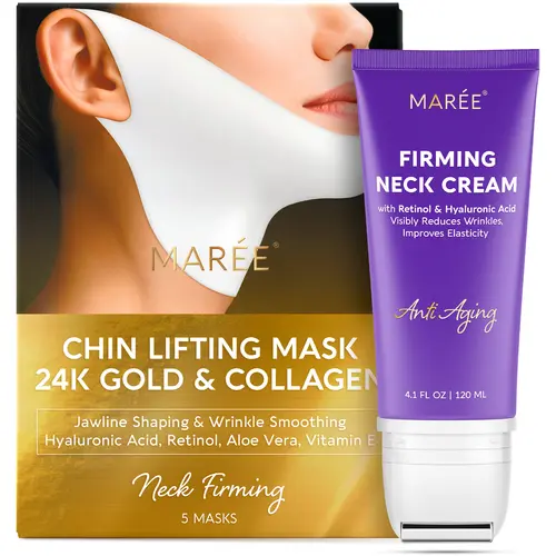 Neck & V-Line Lift Duo BUNDLE MAREE campingessentials Neck Mask Firming Hyaluronic Acid