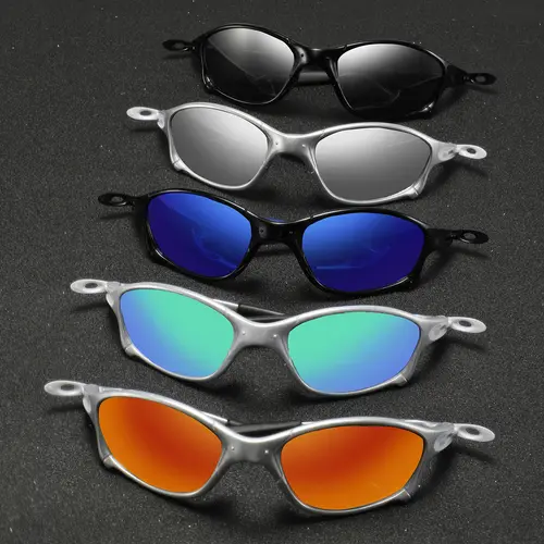 Men's PC Fashion Glasses, Cyberpunk Future Style, Daily Outdoor Driving & Bicycle Use, 5 Pcs Trendy Cool Decorative Eyewear, Trendy Fashion Shades, Trending Glasses
