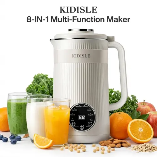 32oz Nut Milk Maker & Juicer | Automatic Plant-Based Milk Machine for Almond/Oat/Soy | Self-Cleaning, Delay Start, Keep Warm | 8-in-1 Juicer & Soymilk MakerSummerVibes,home essentials