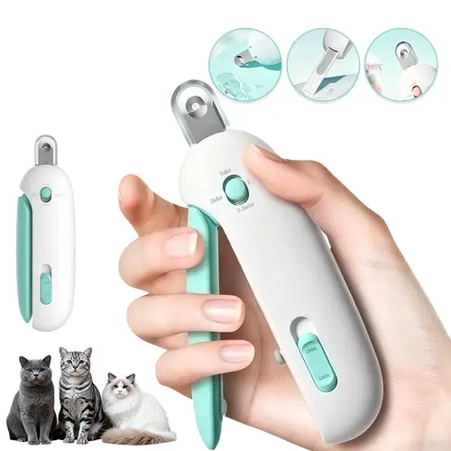 Kawiwi Multi Functional Cat Nail Clipper, Suitable for Trimming Toes and Adjustable for All Sizes 1-3.5mm Safe Grooming Tool, Safe Toenail Trimmer for Kittens & Indoor Cats, Pet Tools Portable Grooming