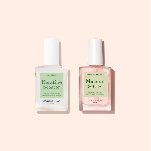 Manucurist Day and Night Nail Care Duo - Nail Routine - Results in 14 Days - Repairs and Restores Nails