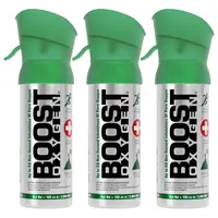 Boost Oxygen® Supplemental Oxygen Respiratory Aids Accessories, Discounted 3-Pack, Portable Pocket-Size, Unflavored or Aromatic Options, Unflavored Respiratory Aids Accessories