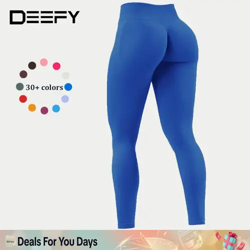 DEEFY Impact Leggings Fitness BBL Leggings Gymwear Activewear Women Seamless Pants Butt Lifting