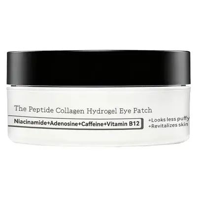 Peptide Collagen Hydrogel Eye Patch: Reduce Eye Bag Puffiness , Firm & Revitalize with Niacinamide + Caffeine + Vitamin B12