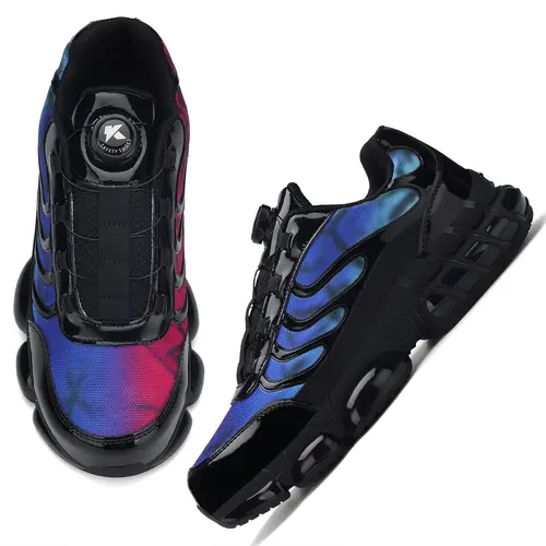 Steel Toe Shoes for Men Women Safety Work Shoes Air Cushion Construction Industrial Shoes Safety Shoes Lightweight Steel Toe Sneakers for Men