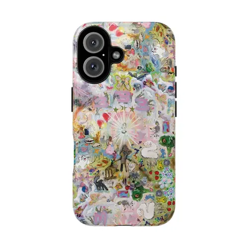 Bladee 333 Album Hybrid Dual-Layer Polycarbonate Cellphone Casing - Shockproof Armor Cover, Anti-Slip Edges, Steady Hold, Glossy Finish, Custom-Fit Durable Accessory for iPhone X,11,12,13,14,15,16,17 & More (Check Available Sizes)