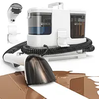 Handheld Home Fabric Cleaner Vacuum - 15KPa Suction Home Cleaning Tool for Pet Stains, Carpets, Upholstery
