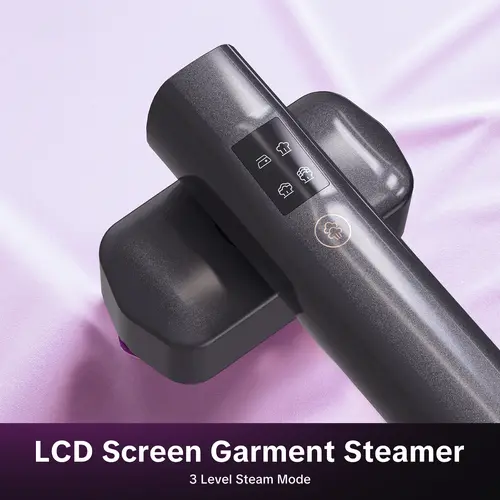 Handheld LCD Display Clothing Steamer - 5s Quick Heat-Up, 90° Swivel Handle, 3-Level Steam Modes, Efficient Household Device, Steamer for Clothes, Gift-Ready Pick