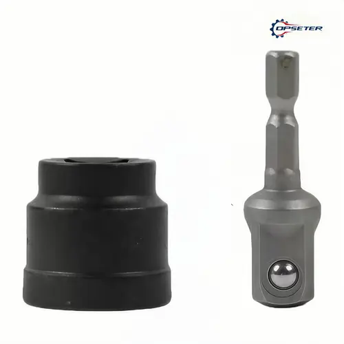 OPSETER 1 Pcs Universal Car Scissor Jack Drill Adapter Tool Kit - 1/2 in. Socket Bit, Hand Drill Compatible, Enhanced Grip, Secure Fit, Control & Flexibility for Use with Various Tools, Car Scissor Jacks, Half Inch Socket Bit