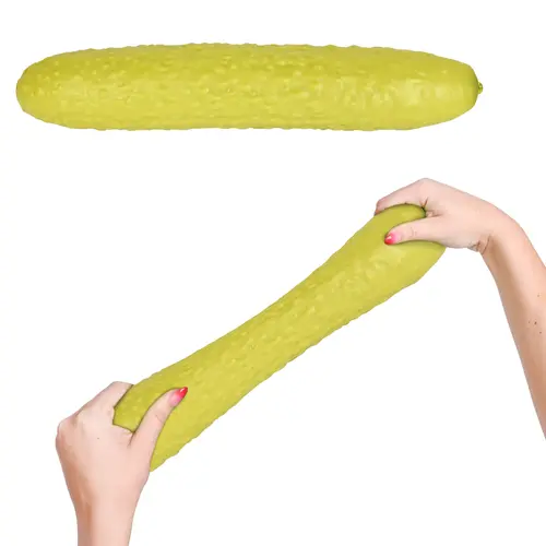 Squishy Pickle – Extra Large Squishy Food | 12 Inch Giant Stress Ball | Fidget Sensory Toy