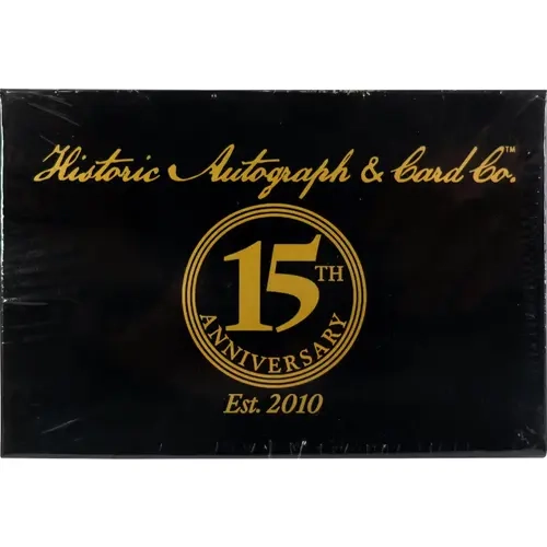 2025 Historic Autographs 15th Anniversary Hobby Box
