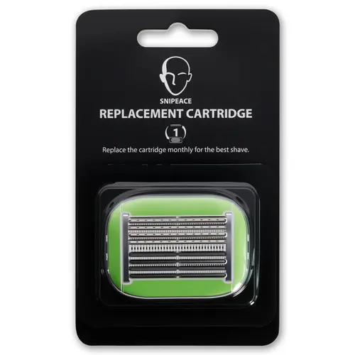 Men's Shaver Razors Replacement Cartridges - Plastic 8-Layer Dual-Directional Blade Refills, Aloe Extract Moisturizing Strip, Smoothing Odorless Clean Shave, Scratch-Resistant for Sensitive Scalps, Waterproof Refills Only