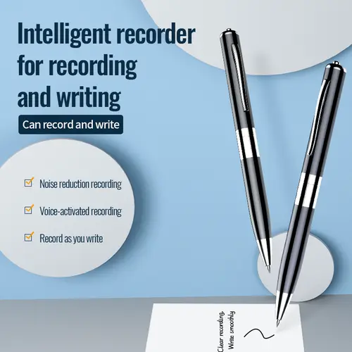 Ultra Hiden Voice Recorder,One-Touch Recording,Record continuously for 20hours,HD Noise Reduction,Long Battery,Large Storage,Include OTG adapter,Smart