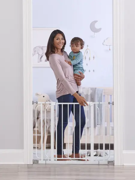 Regalo Wall Safe Extra Wide Walk Through Safety Gate