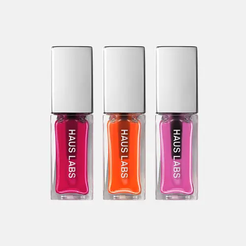 HAUS LABS Lip Oil Trio | PhD Hybrid Lip Oil Set | TikTok Shop Exclusive
