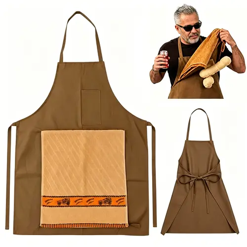 Chef's Prank Apron, Creative Prank Aprons For Men, The Ultimate Gag Gift Apron, Surprise Hiding In The Pocket Funny Gifts, Valentine's Day Father's Day Mother's Day Anniversary Birthday Gift