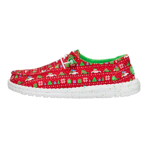 HEYDUDE Holiday Sweater Family Collection - Comfortable Slip on Shoes Winter Festive