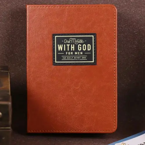 One Minute with God for Men, 365 Days Devotional Journal, Portable Daily Reflections Book, Perfect Gift for Holidays Birthdays Christmas New Year, Self Improvement Journal,NOTBOOK
