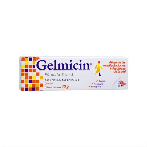 Gelmicin 40g - Skin Repair Cream - Daily cream for Sensitive, Dry Skin Skin Relief Balm Multi-Action Recovery Cream for Sensitive Areas