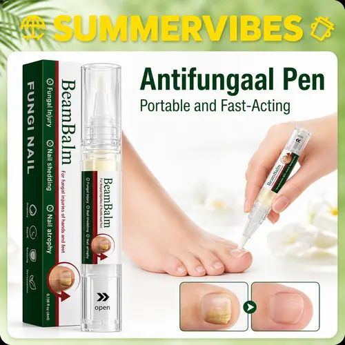 BeamBalm Extra Strength Unisex Toenail Fungus Treatment Pen - Triple Action Nail Care Solution, Anti-Fungal Therapy to Remove Fungus, Repair Hand & Foot Damaged Nails, Black Friday Deals, Boxed